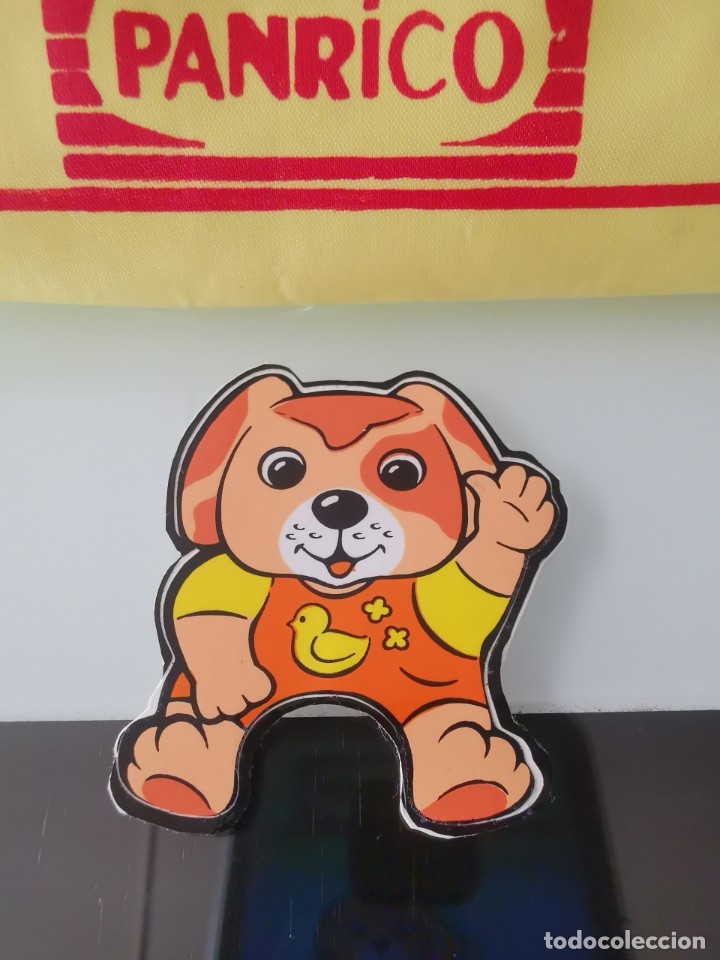 Coleccionismo cromos antiguos: CROMO PEGATINA PERRO DE PELUCHE - Foto 1