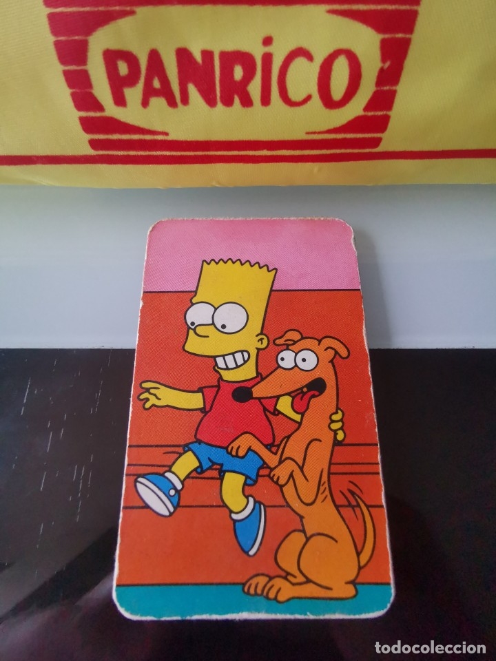 Coleccionismo cromos antiguos: CROMO CART&Oacute;N SIMPSONS IM&Aacute;N - Foto 1