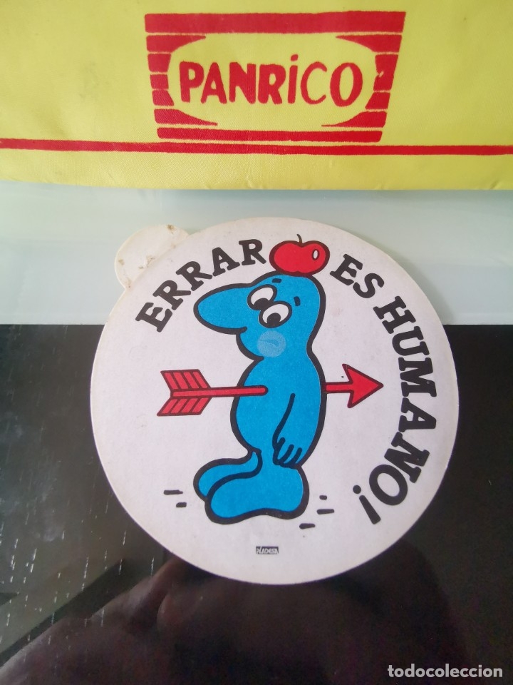 Coleccionismo cromos antiguos: CROMO REDONDO PRAL&Iacute;N ZAHOR - ERRAR ES HUMANO - Foto 1