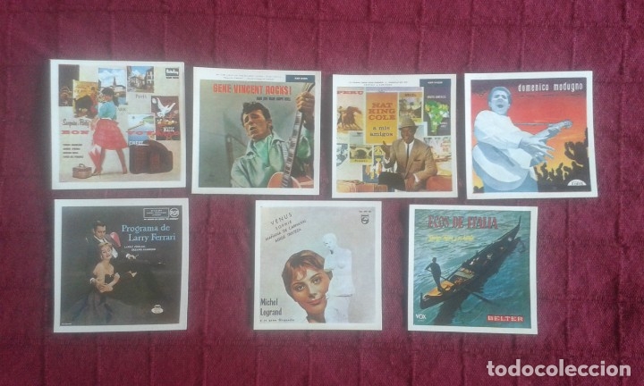 Coleccionismo cromos antiguos: LOTE DE 7 CROMOS DISC CROM. NUMEROS DEL 33 AL 39. - Foto 1
