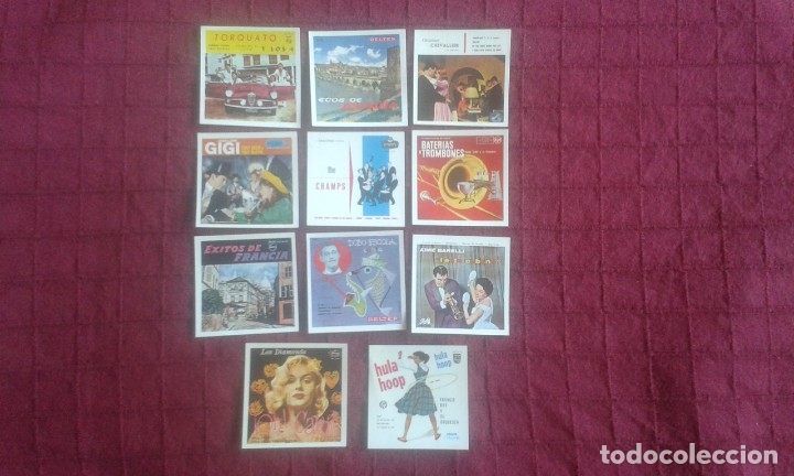 Coleccionismo cromos antiguos: LOTE DE 11 CROMOS DISC CROM. NUMEROS DEL 40 AL 50. - Foto 1