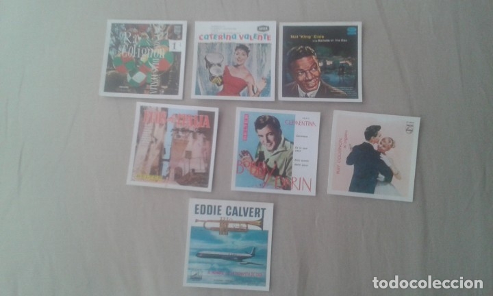Coleccionismo cromos antiguos: LOTE DE 7 CROMOS. DISC CROM. NUMEROS DEL 71 AL 77. - Foto 1