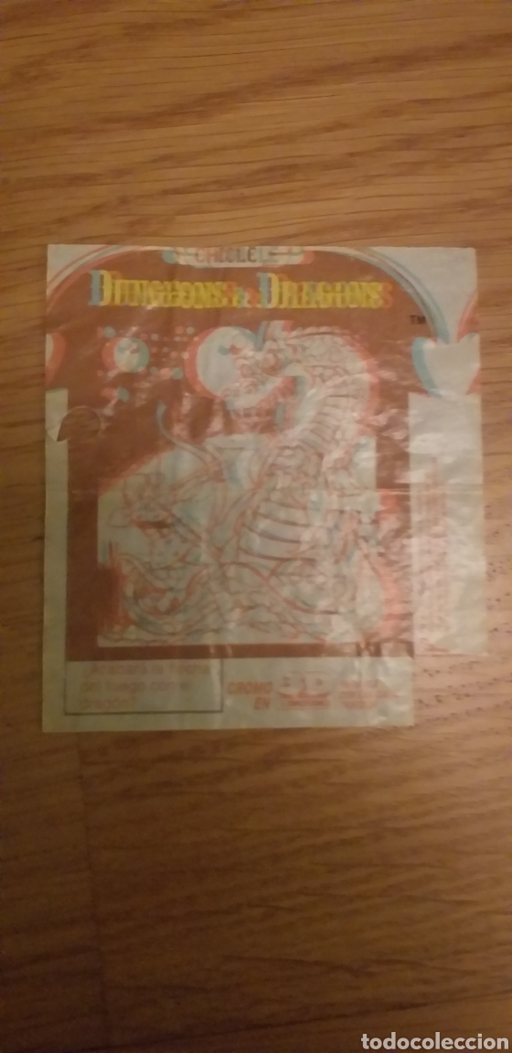 Coleccionismo cromos antiguos: Cromo 3d dragones y mazmorras - Foto 1