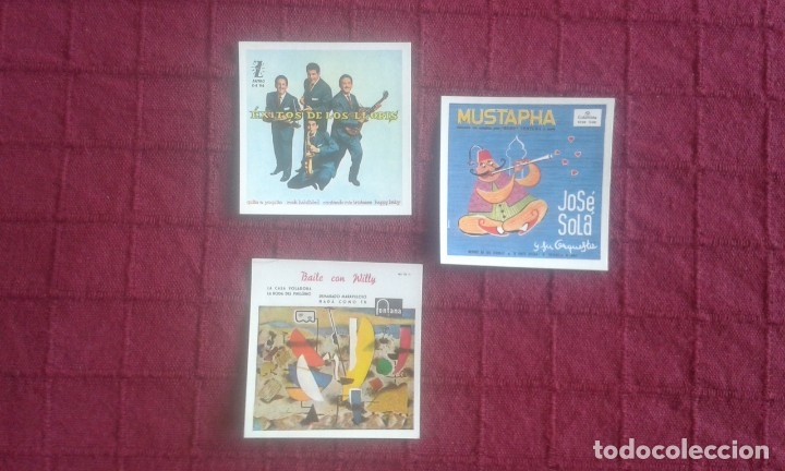 Coleccionismo cromos antiguos: LOTE 3 CROMOS DISC CROM. NUMEROS DEL 52, 53 Y 54. - Foto 1