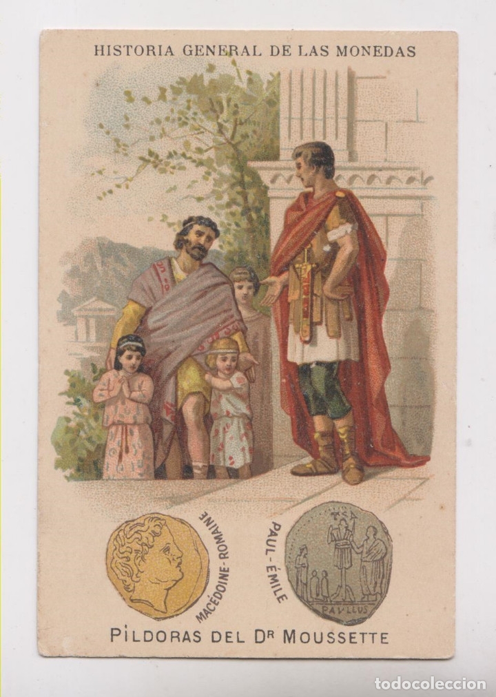 Coleccionismo Cromos antiguos: HISTORIA GENERAL DE LAS MONEDAS. N&ordm; 23. MACEDONIA ROMANA. P&Iacute;LDORAS DEL DR. MOUSETTE
