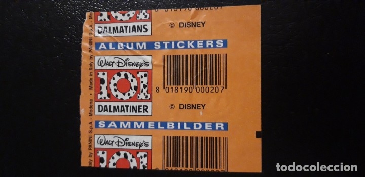 Coleccionismo cromos antiguos: 1 SOBRE VACIO DE ** 101 DALMATAS ** DISNEY . PANINI - Foto 2