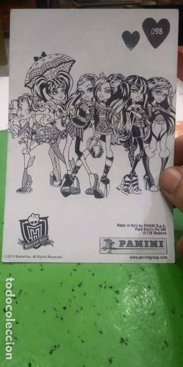 Coleccionismo cromos antiguos: Monster High 98 - Foto 2