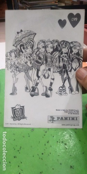 Coleccionismo cromos antiguos: Monster High 79 - Foto 2
