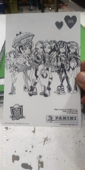 Coleccionismo cromos antiguos: Monster High 51 - Foto 2