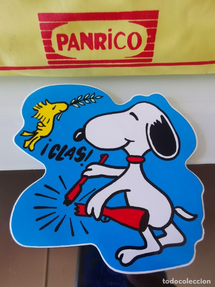 Coleccionismo cromos antiguos: PEGATINA CROMO SIN PEGAR SNOOPY - Foto 1