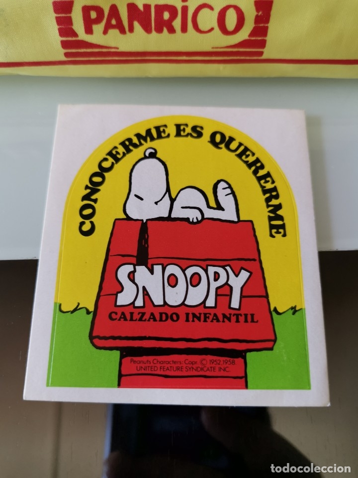 Coleccionismo cromos antiguos: PEGATINA CROMO SIN PEGAR SNOOPY - Foto 1