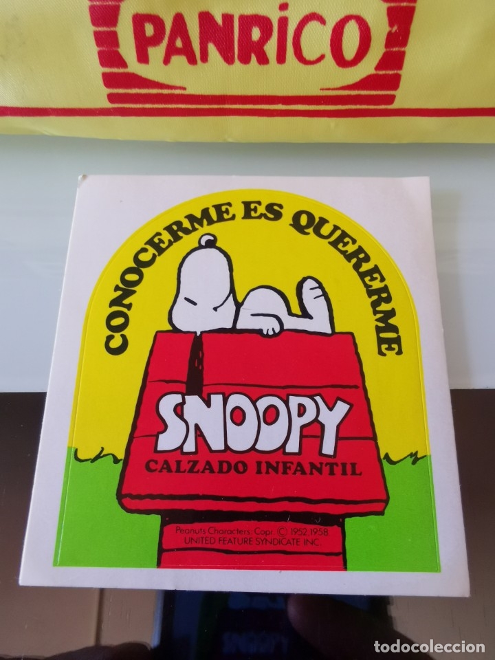 Coleccionismo cromos antiguos: PEGATINA CROMO SIN PEGAR SNOOPY - Foto 1