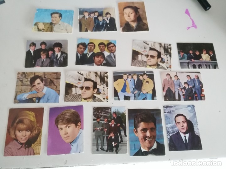 Coleccionismo cromos antiguos: estrellas de la cancion - lote - Foto 1