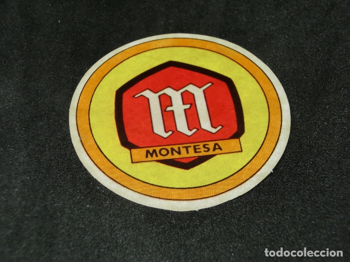 Coleccionismo Cromos antiguos: CROMO N&Uacute;MERO 59 MONTESA MOTO PERTENECIENTE AL ALBUM ESCUDOS (DIFUSORA DE CULTURA DIDEC 1981)