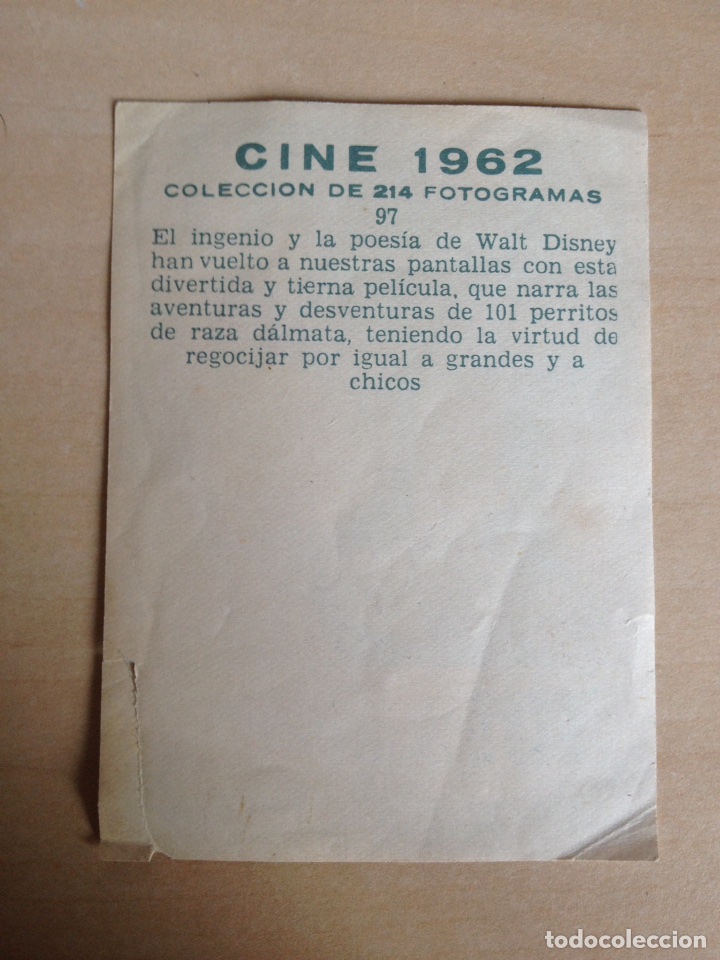 Coleccionismo cromos antiguos: Cromo 101 Dalmatas num.97 Chamartin - Foto 2