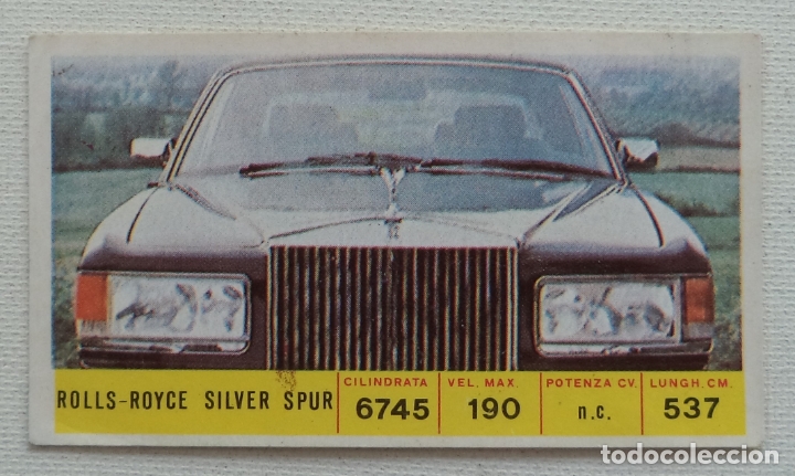 Coleccionismo cromos antiguos: CROMO DIDEC N&ordm; 128 ROLLS ROYCE SILVE SPUR - Foto 1