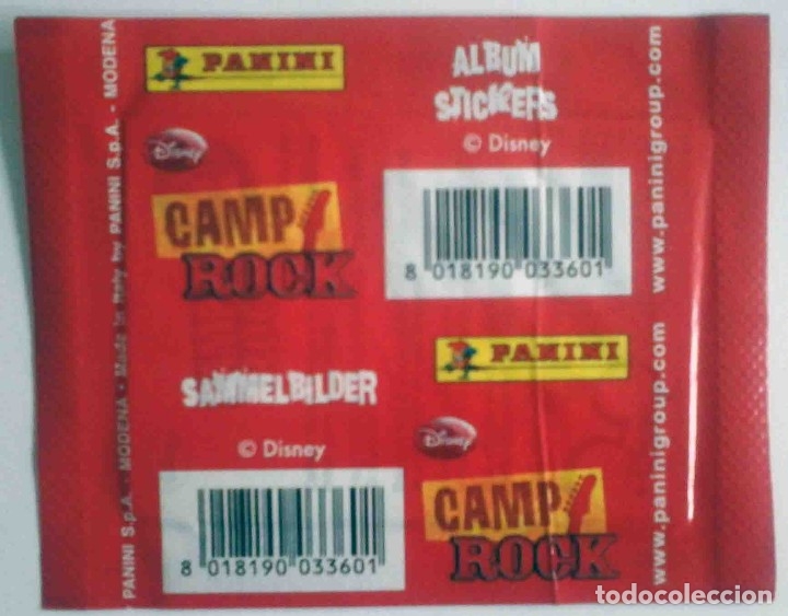 Coleccionismo cromos antiguos: Camp Rock. Sobre sin abrir - Foto 2