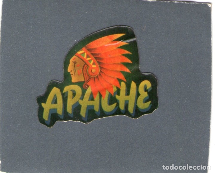 Coleccionismo cromos antiguos: CROMO - APACHE - BOLLYCAO - NUNCA PEGADO. - Foto 1