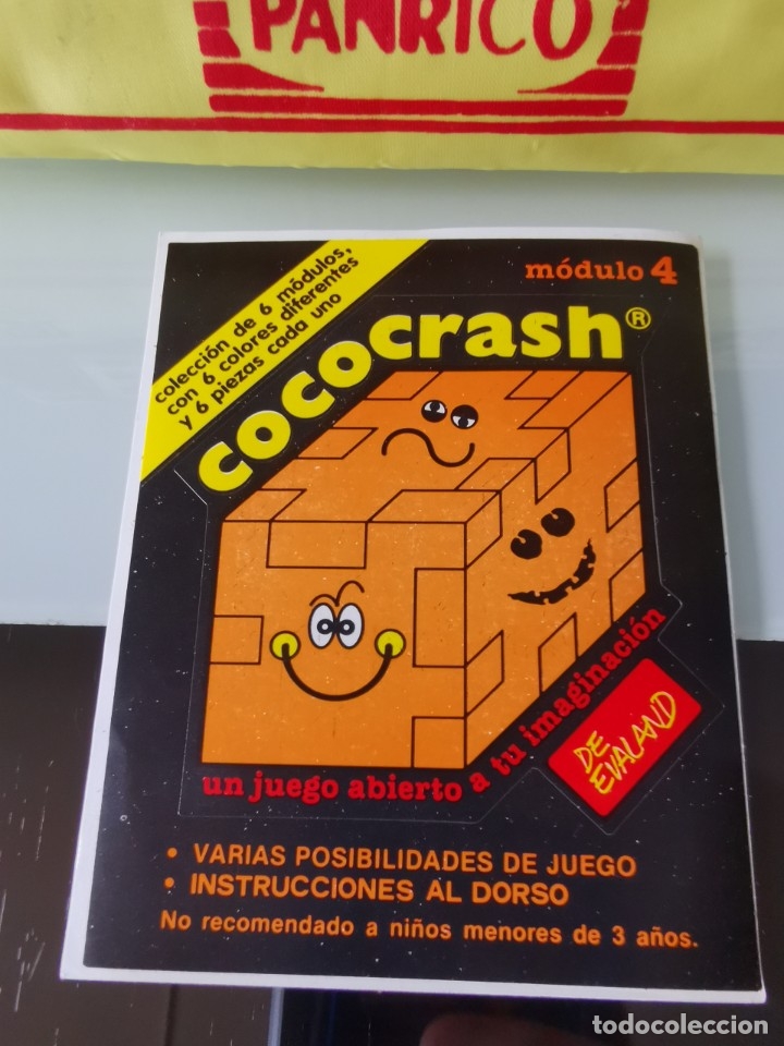 Coleccionismo cromos antiguos: PEGATINA CROMO PROMOSTAFF COCO CRASH EVALAND M&Oacute;DULO N&ordm; 4 - Foto 1