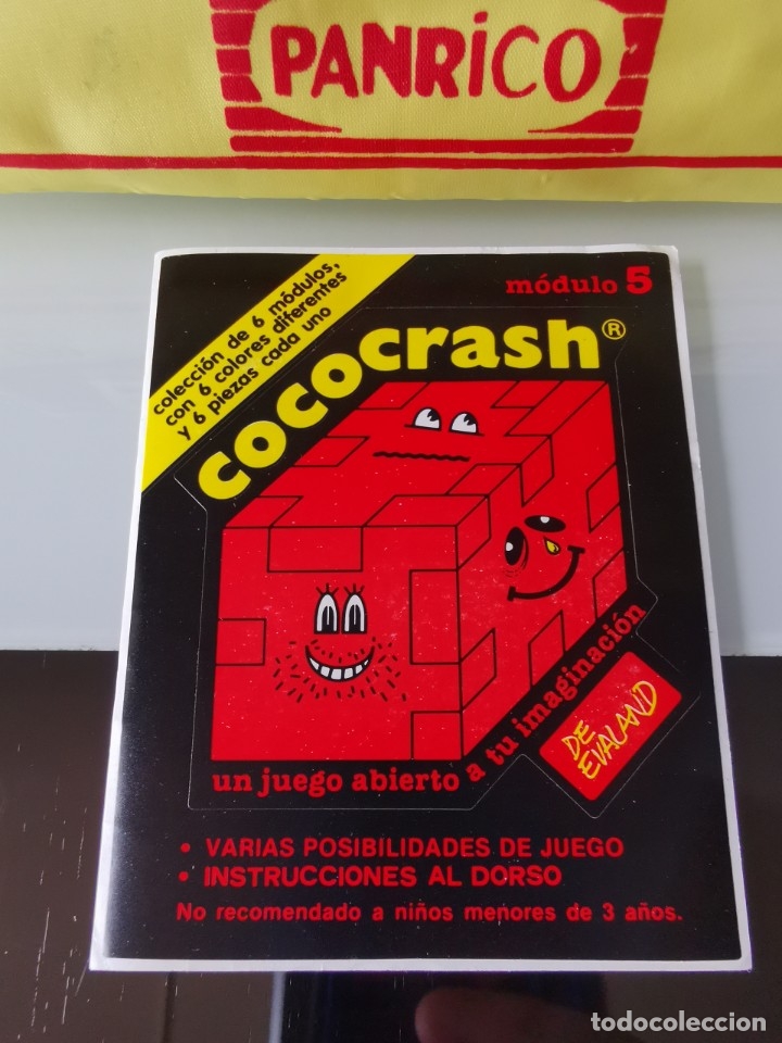 Coleccionismo cromos antiguos: PEGATINA CROMO PROMOSTAFF COCO CRASH EVALAND M&Oacute;DULO N&ordm; 5 - Foto 1