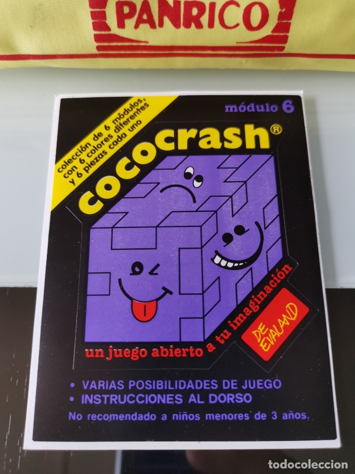 Coleccionismo cromos antiguos: PEGATINA CROMO PROMOSTAFF COCO CRASH EVALAND M&Oacute;DULO N&ordm; 6 - Foto 1
