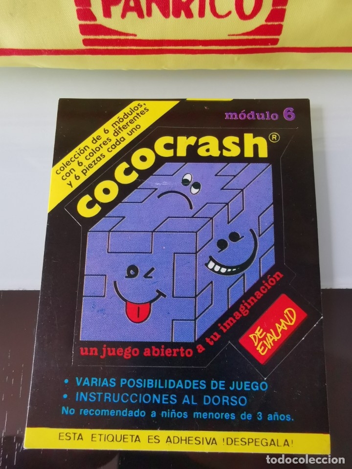 Coleccionismo cromos antiguos: PEGATINA CROMO PROMOSTAFF COCO CRASH EVALAND M&Oacute;DULO N&ordm; 6 - Foto 1
