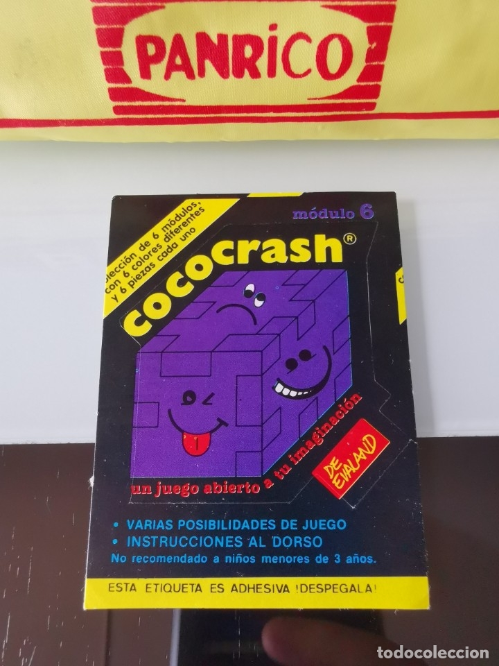 Coleccionismo cromos antiguos: PEGATINA CROMO PROMOSTAFF COCO CRASH EVALAND M&Oacute;DULO N&ordm; 6 - Foto 1
