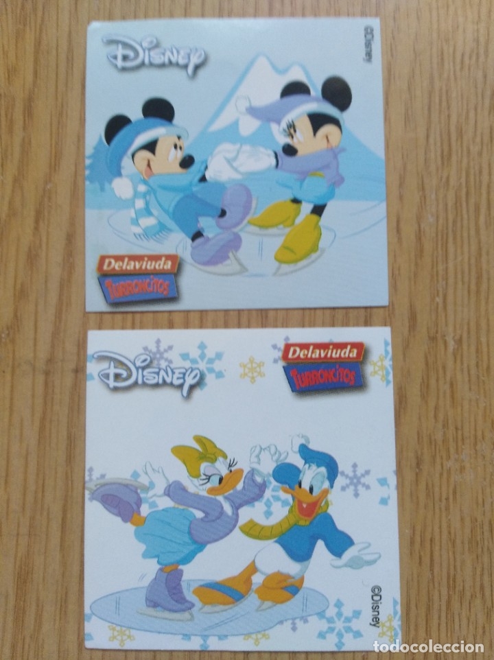 Coleccionismo cromos antiguos: Dos cromos Disney - adhesivos - Foto 1
