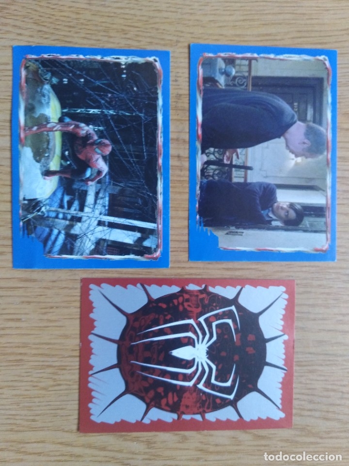 Coleccionismo cromos antiguos: Tres cromos Spider-man 3 - Foto 1
