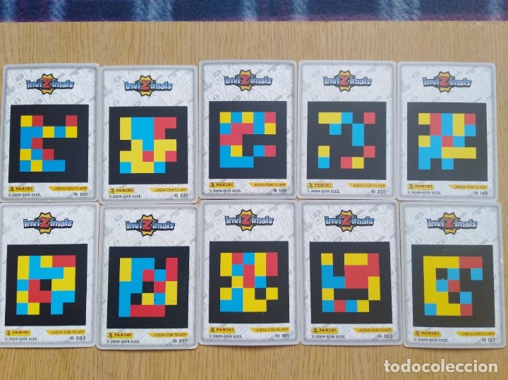 Coleccionismo cromos antiguos: Diez cromos - cartas Invizimals - Foto 2