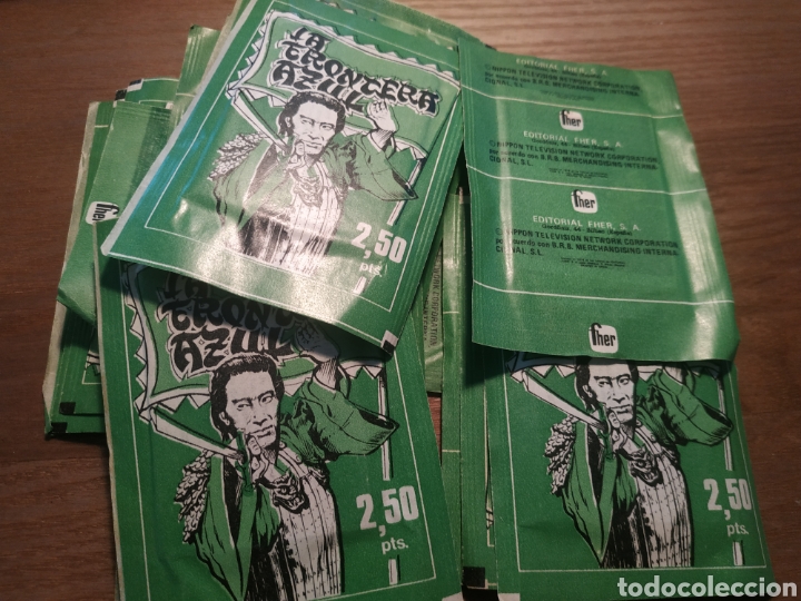 Coleccionismo cromos antiguos: La Frontera Azul. 20 sobres sin abrir DEL ALBUM EDITADO POR FHER EN 1978