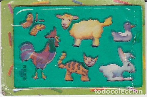 Collezionismo Figurine antiche: Antigua plantilla SILUETAS DE PETIT SUISSE - DANONE