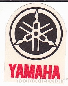 Coleccionismo cromos antiguos: CROMO TELA MARCA YAMAHA CON TRASERA