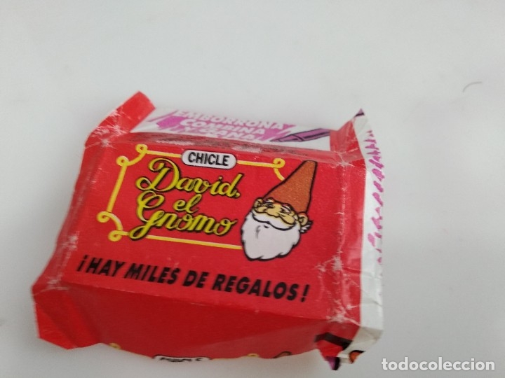 Coleccionismo cromos antiguos: ANTIGUO EMVOLTORIO DE CHICLES DAVID EL GNOMO - Foto 1