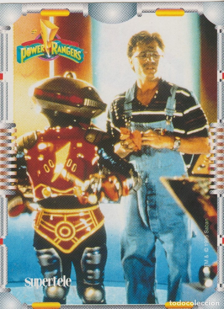 Coleccionismo cromos antiguos: supertele -- power rangers - Foto 1