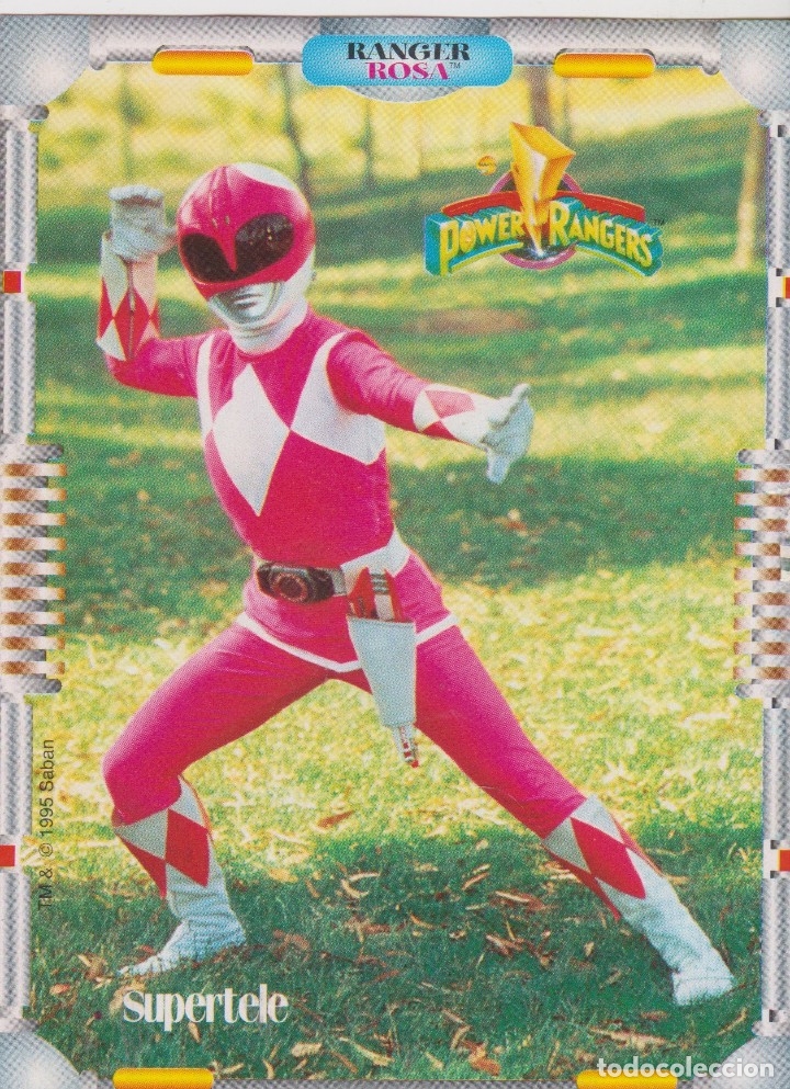 Coleccionismo cromos antiguos: supertele -- power rangers - Foto 1