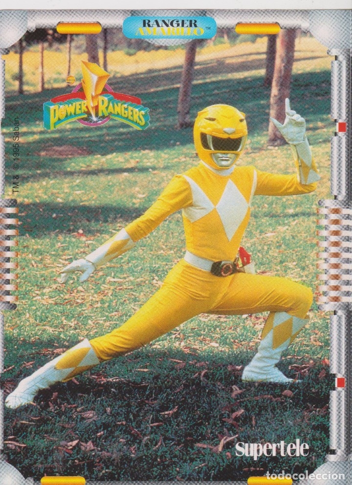Coleccionismo cromos antiguos: supertele -- power rangers - Foto 1
