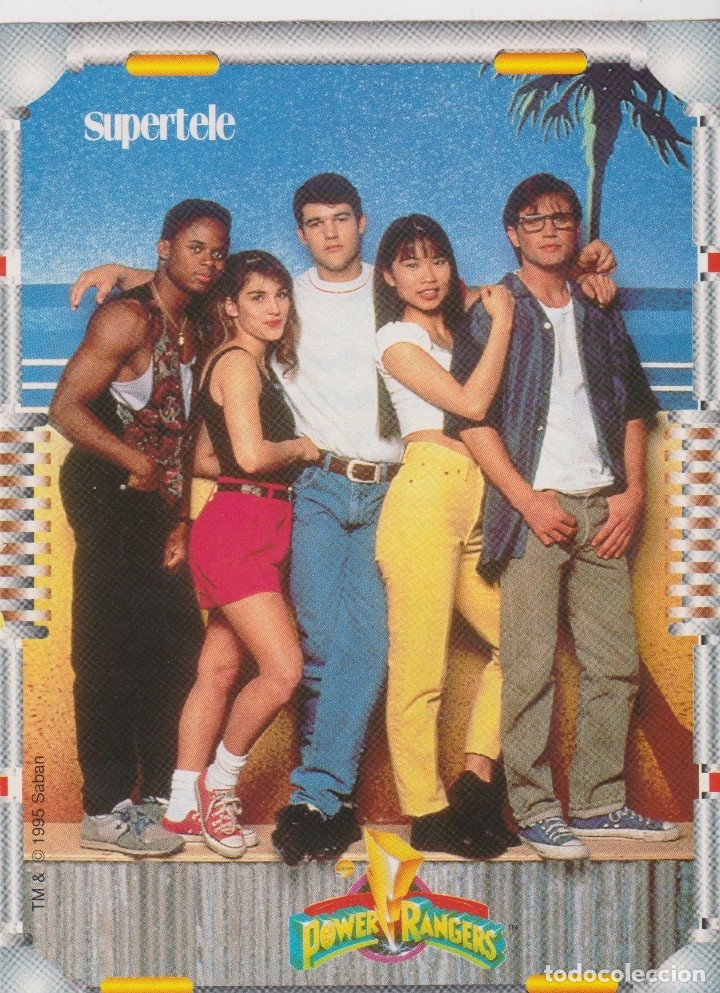 Coleccionismo cromos antiguos: supertele -- power rangers - Foto 1