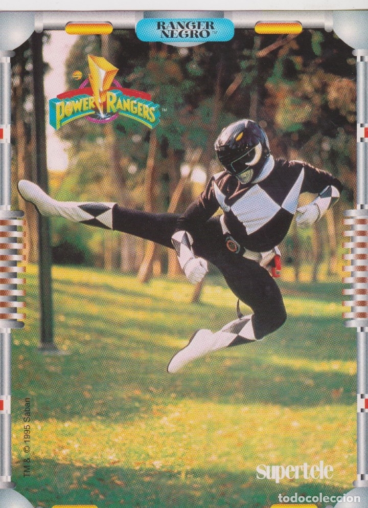 Coleccionismo cromos antiguos: supertele -- power rangers - Foto 1