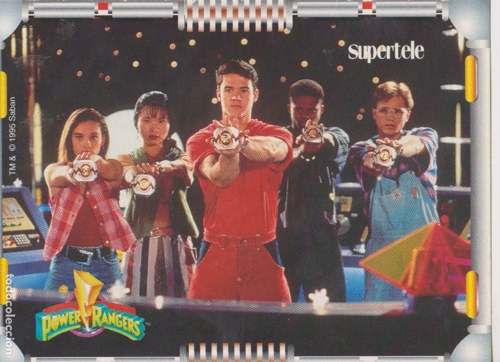 Coleccionismo cromos antiguos: supertele -- power rangers - Foto 1