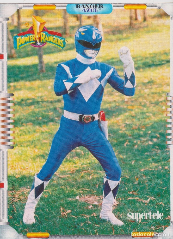 Coleccionismo cromos antiguos: supertele -- power rangers - Foto 1
