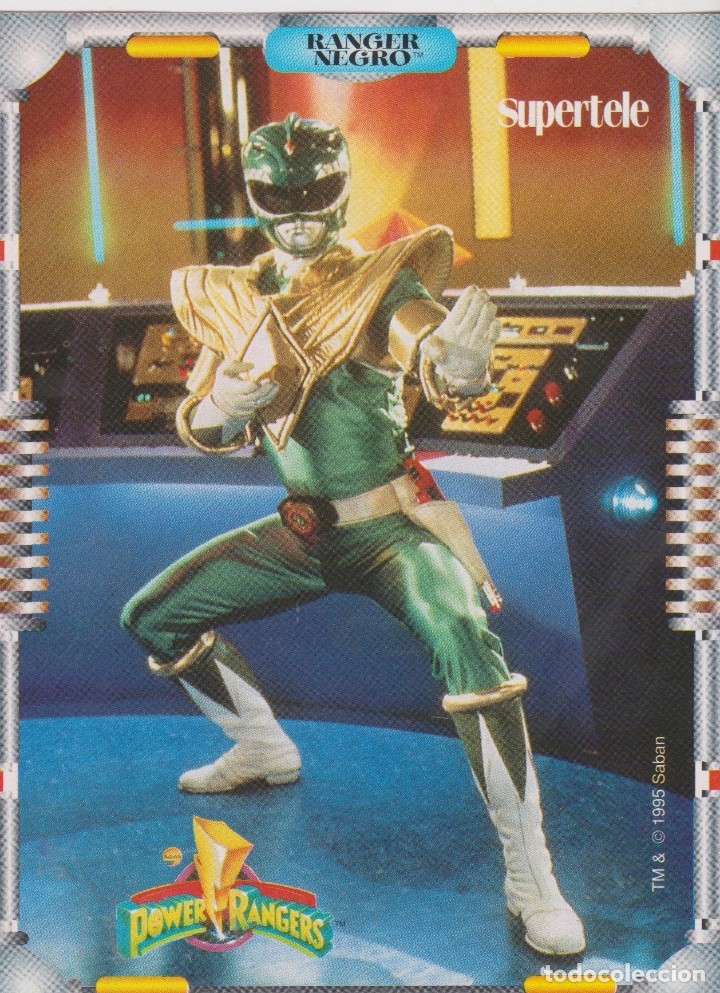 Coleccionismo cromos antiguos: supertele -- power rangers - Foto 1