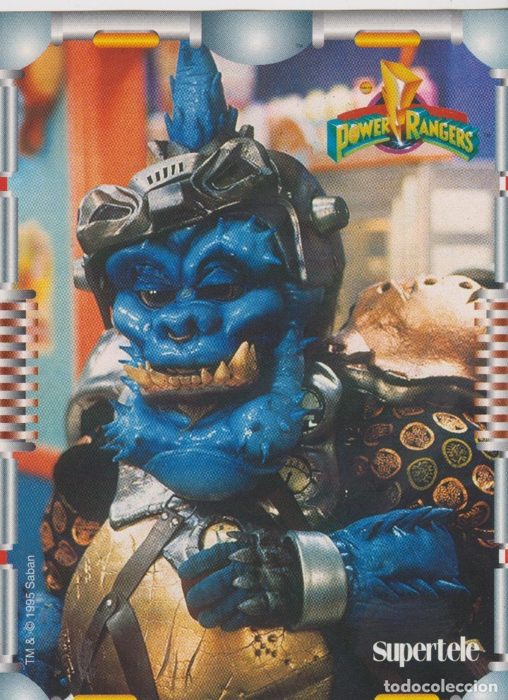 Coleccionismo cromos antiguos: supertele -- power rangers - Foto 1