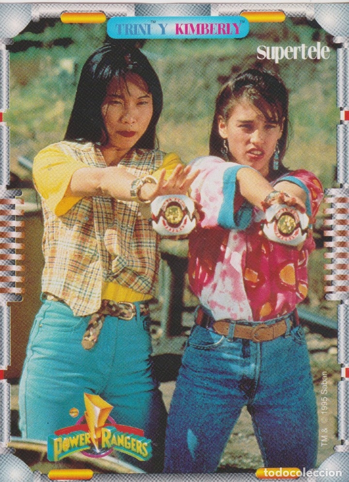 Coleccionismo cromos antiguos: supertele -- power rangers - Foto 1