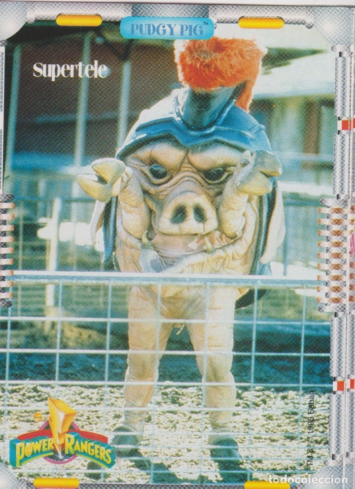 Coleccionismo cromos antiguos: supertele -- power rangers - Foto 1