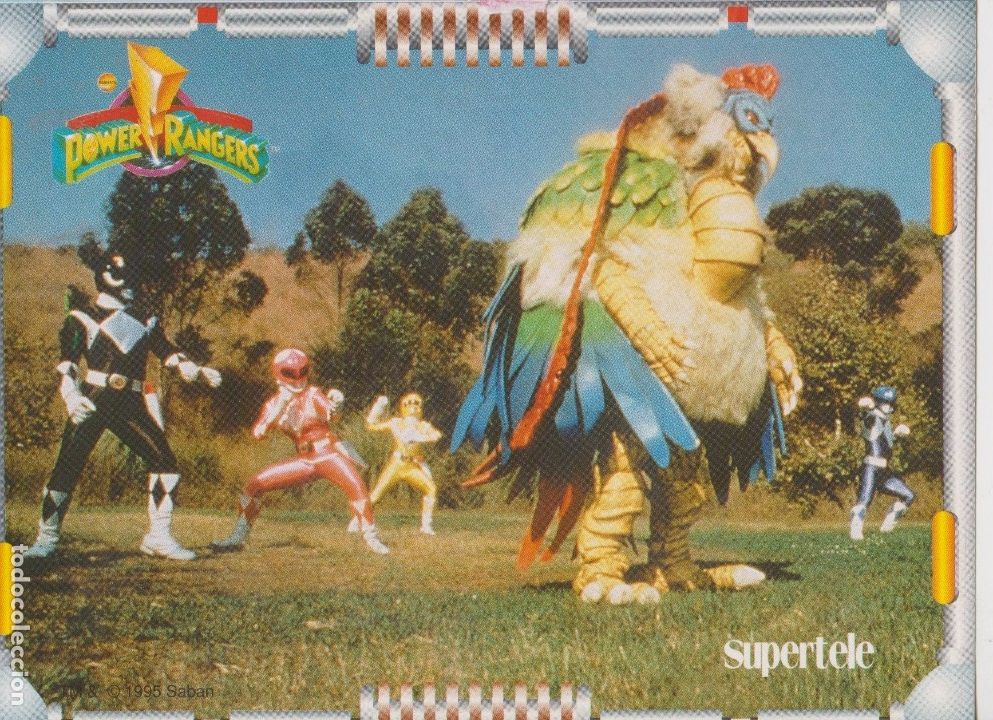 Coleccionismo cromos antiguos: supertele -- power rangers - Foto 1