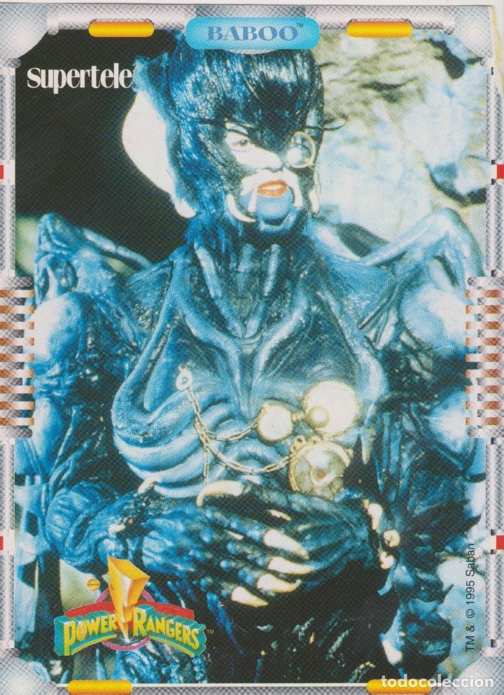Coleccionismo cromos antiguos: supertele -- power rangers - Foto 1