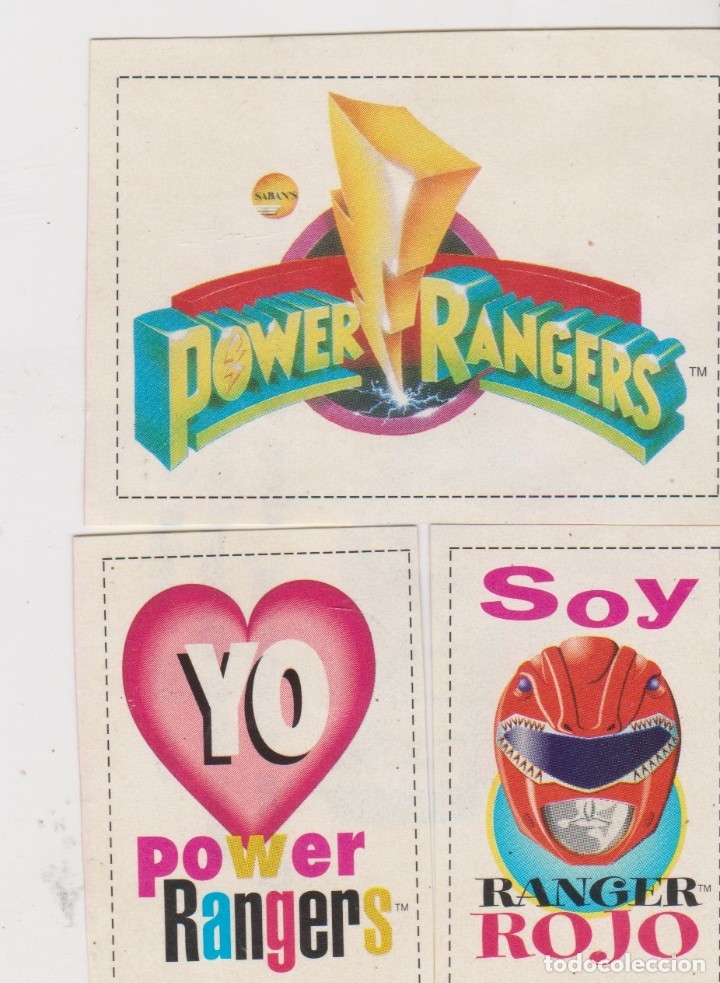 Coleccionismo cromos antiguos: supertele -- power rangers - Foto 1