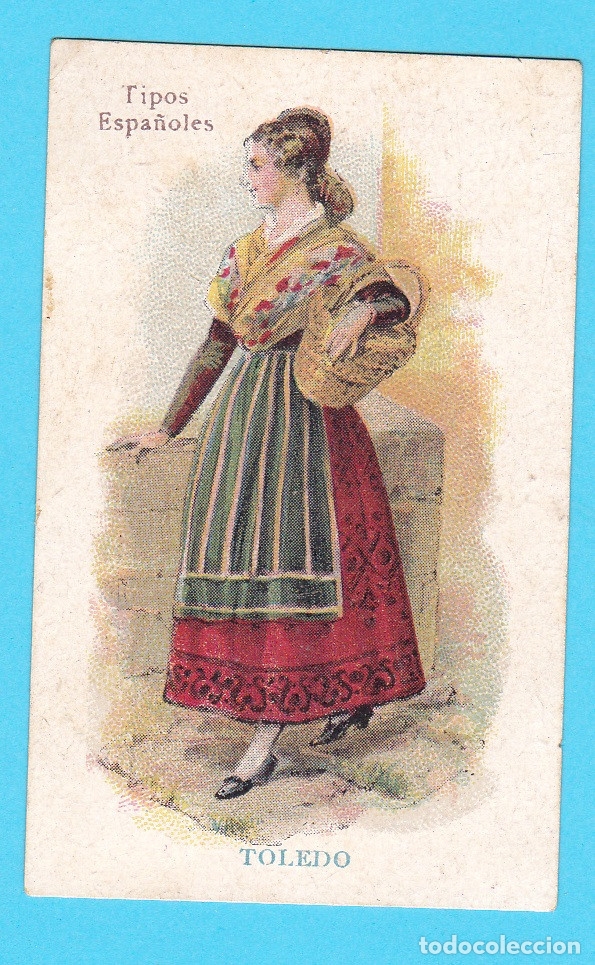 Coleccionismo cromos antiguos: TIPOS ESPA&Ntilde;OLES. MUJER DE VALENCIA. - Foto 1