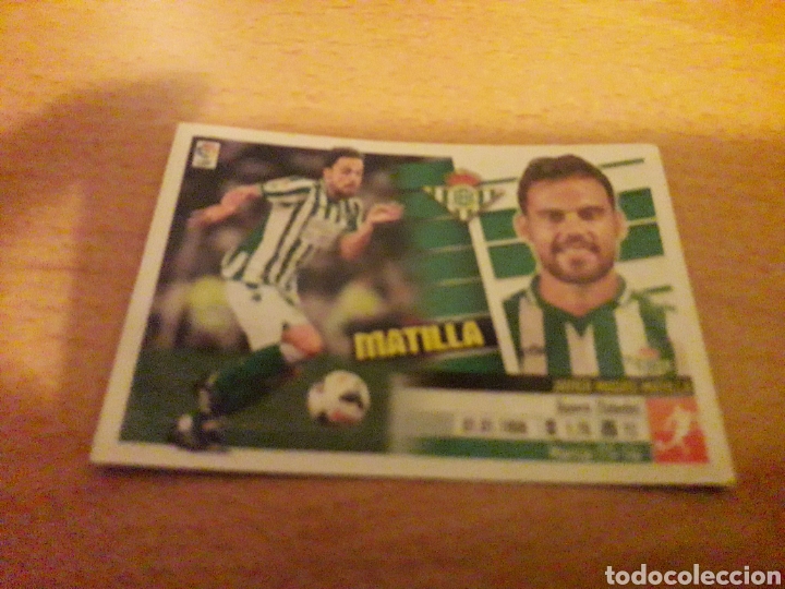 Coleccionismo Cromos antiguos: Matilla coloca Real Betis liga 2013 2014 13 14 ediciones este